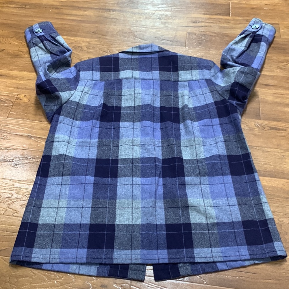 Vintage Pendleton Plaid 100% Virgin Wool Boxy Jacket - Picture 6 of 6